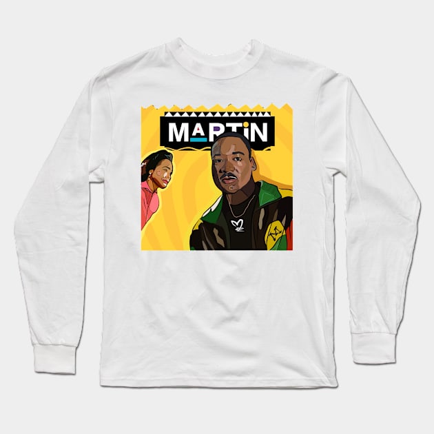 Martin Art Long Sleeve T-Shirt by woleswaeh